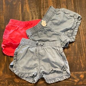 Baby girl shorts bundle